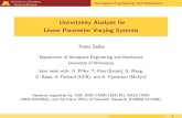 Uncertainty Analysis for Linear Parameter Varying SystemsSeilerControl/Papers/...kdk Bounded Real Lemma like condition to compute upper bound (Wu, Packard, ACC 1995) Integral Quadratic