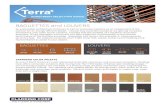 BAGUETTES and LOUVERS - Cladding Corp · assembly, Terra5 baguettes and louvers can offer additional improvements to the thermal performance of the building envelope. Baguettes and