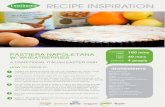 PASTIERA NAPOLETANA W/ WHEATBERRIES - Chefs' Blog · PASTIERA NAPOLETANA W/ WHEATBERRIES A TRADITIONAL ITALIAN EASTER DISH ALESSANDRO’S FAMILY RECIPE FROM NAPLES 500 g of flour