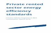 Private rented sector energy efficiency standards...Figure 1: The proportion of PRS properties in each energy efficiency band, compared to the general population . S ou r c e : E n
