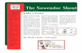 The Nowendoc Shout · 2020. 11. 26. · bined Book Week and Education Week Assembly is still being finalised Kathy’s Corner Mrs Worth’s Week– will return The Nowendoc Shout