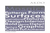 Patterns Form Surfaces - AKDO Tile DealersLuminous Kaya Origami Allure Lace Eternity Custom Mosaic Moment Fabric Circle Beach House Matchstick Color Chart Mesh Mounted Stripes 1-4