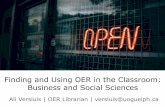 Finding and Using OER in the Classroom: Business and ......2020/05/27  · Let the library know you are using OER! A couple of last words. I know this is work. OER isn’t the only