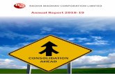 RMCL ANNUAL Report All inner pages AAA 27 SEPT 2019 Armclindia.co.in/download/2019 RMCL Annual Report.pdf · RMCL) and traded actively. The Companys market capitalisation stood at