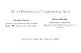 On the Performance of Cryptocurrency Funds · 2020. 12. 14. · Crypto funds provide a peculiar context in which to understand the role of active asset management: 1.Cryptocurrency