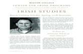 irish studies irish institute burns library bc-ireland irish studies · 2019. 3. 4. · irish studies irish institute burns library bc-ireland center for irish programs spring 2018