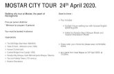 MOSTAR CITY TOUR 24 April 2020. - PromoTourspromotours.ba/wp-content/uploads/2019/12/EXCURSION.pdf · Karadjoz-Bey Mosque, Koski Mehmed pasha Mosque, Tabacica Tara and Halebija Towers
