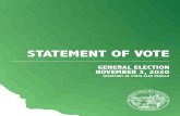 Statement of the Vote cover · 2020. 12. 11. · Title: Statement of the Vote cover Subject: Statement of the Vote cover Keywords: Statement of the Vote cover Created Date: 12/10/2020