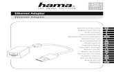 Ethernet Adapter - Hama UK...The driver installation has now been completed. The adapter is ready for use. 2.2 Windows 8/10, Mac OS X •Ifyou have Windows 8orMac OS X10.10 or above,