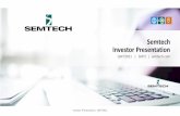 Semtech Investor Presentation · semtech.com Investor Presentation | Q4FY2021 | 15 . Key Milestones Driving LoRa® Revenue Growth *Source: Company internal and assumes execution of