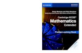 Mathematics - PapaCambridge...Other resources in the Cambridge IGCSE Mathematics series: Core and Extended Coursebook 978-1-316-60563-9 Core and Extended Coursebook with IGCSE Maths
