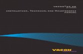 installation, Technical and Maintenance manual · 2017. 1. 9. · Safety vacon • 4 Service support: find your nearest Vacon service center at 1 1. SAFETY This manual contains clearly