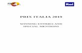 PRIX ITALIA 2019 - RAI ENTRIES.pdfKOZIENIEC (TVP, Poland); Sonja SAVIC VEZMAR (RTV, Serbia); Agustin ALONSO (RTVE, Spain); Michael LAPAIRE (SRG SSR, Switzerland); Emre YURDAKUL (TRT,