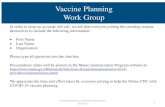 Vaccine Planning Work Group · 2020. 12. 17. · Vaccine Planning Work Group Tonya Philbrick Maine Immunization Program December 17, 2020