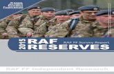 Royal Air Force Reservists from 606 (Chiltern) Squadron ... · For comparison, the Armed Forces Continuous Attitude Survey (AFCAS) 2015 asked Regular RAF personnel about their perception