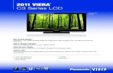 2011 Viera C3 Series LCD - static.highspeedbackbone.netstatic.highspeedbackbone.net/pdf/Panasonic_TC-L32C3-SpecSheet.pdfVIeRA ImAge VIeweR View your digital photos on your VIERA HDTV.