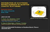 DISTRIBUTION OF SCATTERING MATRIX ELEMENTS IN QUANTUM … · 2014. 1. 9. · Santosh Kumar Shiv Nadar University Dadri, India DISTRIBUTION OF SCATTERING MATRIX ELEMENTS IN QUANTUM