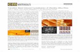 Linfei Li, Heloise Tissot, Shamil Shaikhutdinov, and Hans-Joachim …w0.rz-berlin.mpg.de/hjfdb/pdf/774e.pdf · 2017. 2. 9. · Transition Metal Induced Crystallization of Ultrathin