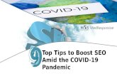 9 Top Tips to Boost SEO Amid the COVID-19 Pandemic