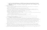 Act on Prohibition of Private Monopolization and …1 Act on Prohibition of Private Monopolization and Maintenance of Fair Trade (Act No. 54 of April 14, 1947) Table of Contents Chapter