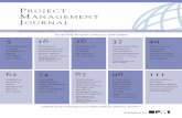 PROJECT MANAGEMENT OURNAL · 2020. 10. 2. · Svetlana Cicmil and Damian Hodgson. PROJECT MANAGEMENT JOURNAL The Professional Research Journalof the Project Management Institute Volume