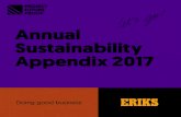 Annual Sustainability Appendix 2017 - ERIKS...12 13 0 1,5 1,5 2,0 2,5 3,0 3,5 4,0 2,0 2,5 3,0 3,5 4,0 Our material topics Materiality Assessment Once the topics were listed, they were