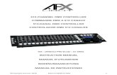 512-CHANNEL DMX CONTROLLER COMMANDE DMX A 512 … · DESCRIPTION The DMX controller serves for operation of DMX-controlled light effect devices such as LED spot lights, moving heads