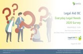 Legal Aid BC · 2020. 9. 9. · Legal Aid BC (LABC) provides legal information, advice and representation services to low income British Columbians facing legal problems. To ensure