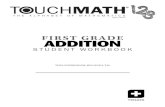 FIRST GRADE ADDITION...tm1639 + addition first grade student workbook. innovative learning concepts inc. creators of touchmath® ...