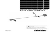 SHINDAIWA OWNER’S/OPERATOR’S MANUAL C344 … › getattachment › 73831b...SHINDAIWA OWNER’S/OPERATOR’S MANUAL WARNING! Minimize the risk of injury to yourself and oth-ers!