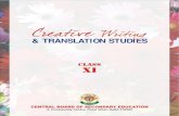 Creative Writing - A.G IT Solutionagitsolution.com/cbse/ebooks/11TH CLASS/Creative Writing and... · thank the Director (Acad) Smt. Chitralekha Gurumurthy and the efforts put in by