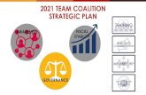 2021 TEAM COALITION STRATEGIC PLAN...Jan 01, 2021  · Develop, manage brand standards Enhance media relations Engage in industry conversations Develop mutually beneficial partnerships