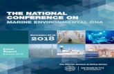 THE NATIONAL CONFERENCE ON - Rockefeller University...conference sponsored by the Monmouth University-Rockefeller University (MURU) Marine Science and Policy Initiative on 29-30 November