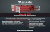 GenS FW...GenS FW Weight Capacity: 1,000-kg (per station) Servo-driven Ferris wheel system with robot(s) mounted behind positioner Allows for multiple in-line system layout – progressive