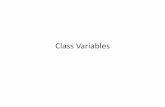 Class Variables - UW Faculty Web Serverfaculty.washington.edu/jstraub/JavaClass/Slides/module... · 2014. 6. 22. · Floating Point Types: Pre‐Defined Constants • The Float and