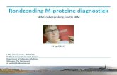 Rondzending M-proteïne diagnostiek - SKML · 2017. 6. 9. · Nephelometry / Turbidimetry . Diagnosed at Mayo Clinic 2002 Dimopoulos et al. Blood 2011 Multiple Myeloma 18% (273) Amyloidosis