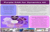 Purple EAM for Dynamics AXpurple-window.com/wp-content/uploads/2017/01/Purple-EAM... · 2017. 1. 27. · Purple EAM for Dynamics AX From the architects of AxMRO, DAXeam and eXsam