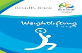 Weightlifting...Weightlifting . Levantamento de peso / Haltérophilie. Olympic competition format. The Rio 2016 Olympic Games weightlifting competition comprises eight bodyweight categories