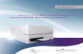 High Performance Microplate Reader Advanced LVF … · 2017. 10. 11. · microplate chamber. The ACU is able to regulate O 2 from 0.1 - 20 % and CO 2 from 0.1 - 20 %. Applications