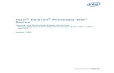 Intel Celeron Processor 400Δcpop/Documentatie_SMP/Intel...Intel® Celeron ® Processor 400Δ Series Thermal and Mechanical Design Guidelines – Supporting the Intel® Celeron® processor