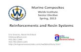 Reinforcements and Resin Systems - Eric Greene Associates...Marine’Composites’ Reinforcements,and,Resin,Systems, Webb,Ins4tute, Senior,Elec4ve,–Spring,2013, page,0, Marine’Composites’