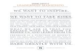 DARING GREATLY LEADERSHIP MANIFESTO · 2019. 6. 20. · DARING GREATLY LEADERSHIP MANIFESTO leader /'līd˚r/ n: Anyone who holds her- or himself accountable for finding potential