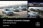 SUV Genuine Accessories Catalogue - Mercedes-Benz · 2020. 12. 9. · Mercedes-Benz roof box, available in different colour variants. Impact-resistant, sturdy, durable, recyclable,