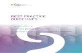 BEST PRACTICE GUIDELINES · 2019. 2. 18. · This safety guide provides general advice common to most solvent handling oper - ations but the provision of detailed advice for specific