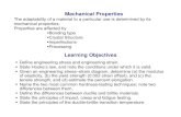 Learning Objectives · 2011. 2. 8. · Crystal Structure Imperfections Processing Mechanical Properties Learning Objectives Define engineering stress and engineering strain. State