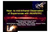 Near- to mid-Infrared Observation of Supernovae with AKARI/IRC · 2009. 2. 13. · Infrared Emission of Interstellar dust Near- to Mid-infrared (2µm~20µm) amorphous silicate, amorphous