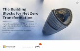 The Building Blocks for Net Zero Transformation · Transform to Net Zero is about leading companies stepping up to accelerate the transformation of businesses and industries to achieve