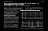 Advanced EMI mitigation techniques for automotive convertersAdvanced EMI mitigation techniques for automotive converters Introduction With the emergence of new trends in automotive