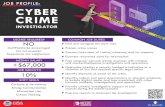 Job Profile: Cyber Crime Investigator - CISA › sites › default › files › ...JOB PROFILE: CYBER CRIME DEGREE REQUIRED? NO Certification(s) encouraged but not essential Experience