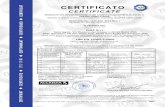 C E R T I F I C A T O - ISAF srl...UNI EN 15085-2:2008 Welding of railway vehicles and components according to UNI EN 15085-2:2008 Certificato No.: 523-480- 2016 Rev.1 Certificate